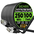 GEARit Cat 6 Outdoor Flat Ethernet Cable Direct Burial Rated LLDPE Jacket by GEARit