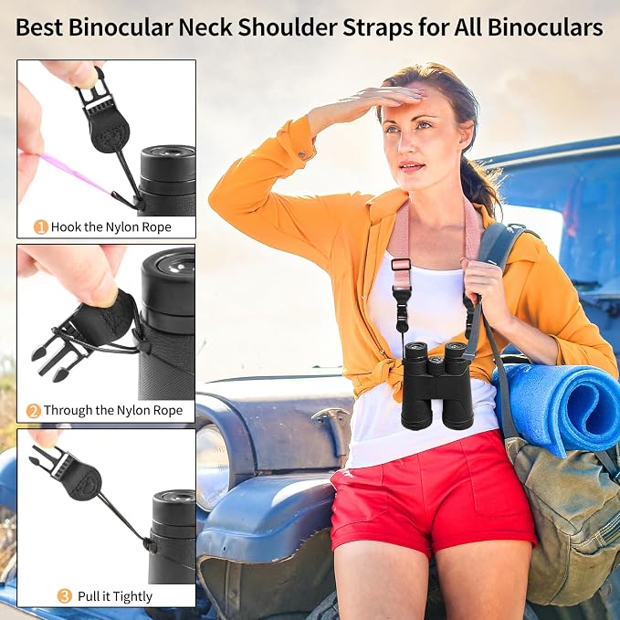 FIEIL Adjustable Shoulder Strap, Nylon Camera Strap, Comfortable Neck Strap - Image 4