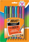 BIC Cristal Xtra Bold Ballpoint Pens, Bold Point, School Supplies by BIC
