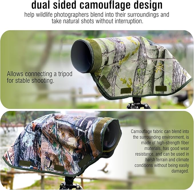 Camera Rain Cover with Openable Viewing Window & Strap Mountable Design - Image 6