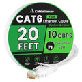 CableGeeker Cat 6 Ethernet Cable 20 ft, Indoor & Outdoor, High Speed 10Gbps by CableGeeker