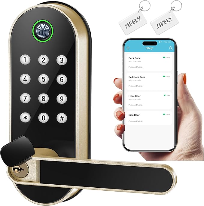 Fingerprint Smart Door Lock by SifelySmartLocks