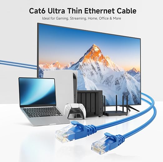 Cable Matters 10Gbps Snagless Cat 6 Ethernet Cable - 75ft - Image 2