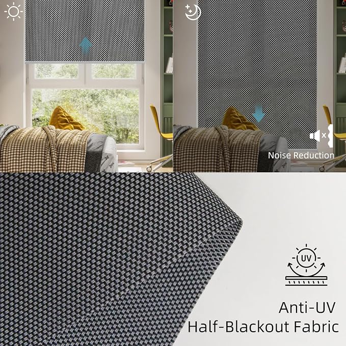 SmartWings Motorized Roller Shades 5% Openness Work - Image 6