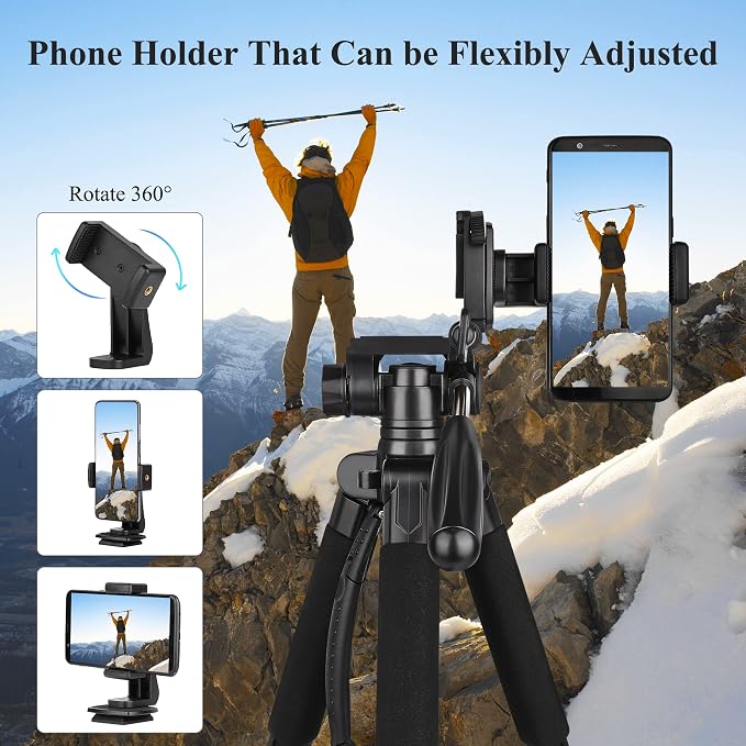 VICTIV 74” Camera Tripod, Tripod - Image 7
