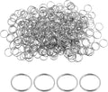 500PCS Stainless Steel Bright Silver Chandelier Split Rings, 0.63inch Diameter by Tighall