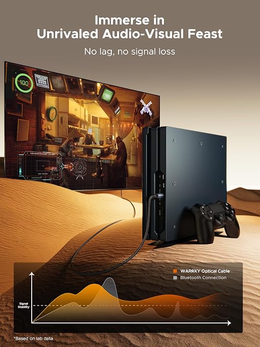 Warrky Optical Audio Cable, 3.3ft / 1m Optical Cable - Image 6