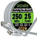 GEARit Cat 6 Outdoor Flat Ethernet Cable Direct Burial Rated LLDPE Jacket by GEARit