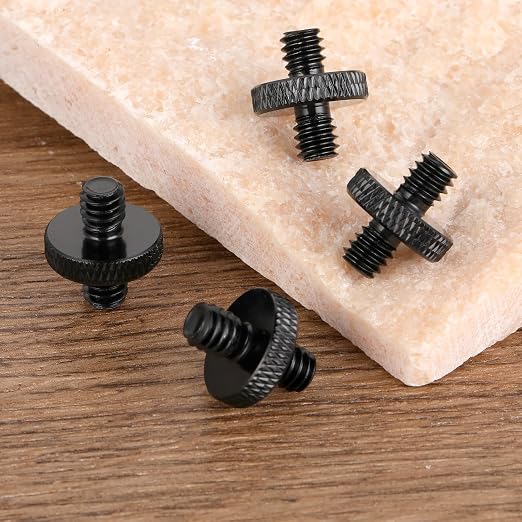 1/4" Male to 1/4" Male Tripod Screw, Double Head Converter Precision Made - Image 6