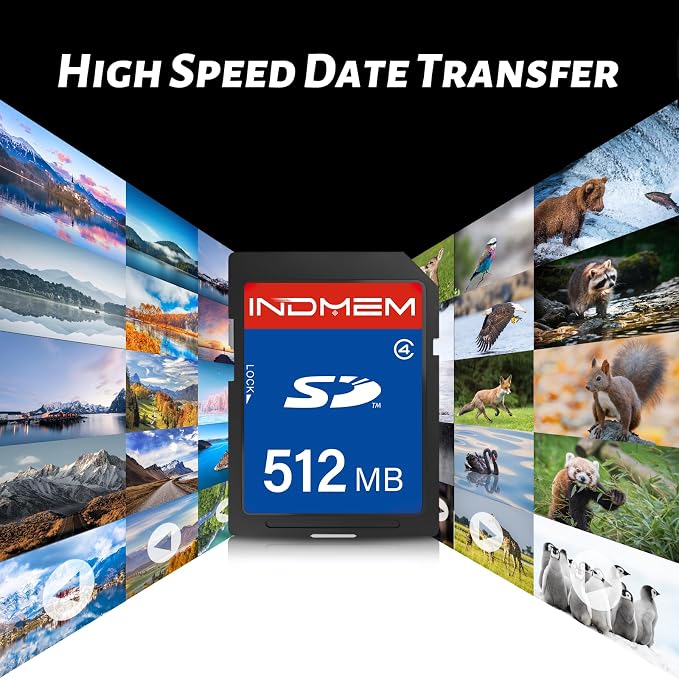 512MB SD Card, SD Flash Memory Cards UHS-I U1 Class 4 High-Speed Full HD Video - Image 5