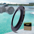 40.5mm Lens to 58mm Camera Lens Adapter, 40.5mm to 58mm Filter Step up Ring by AMOTOK
