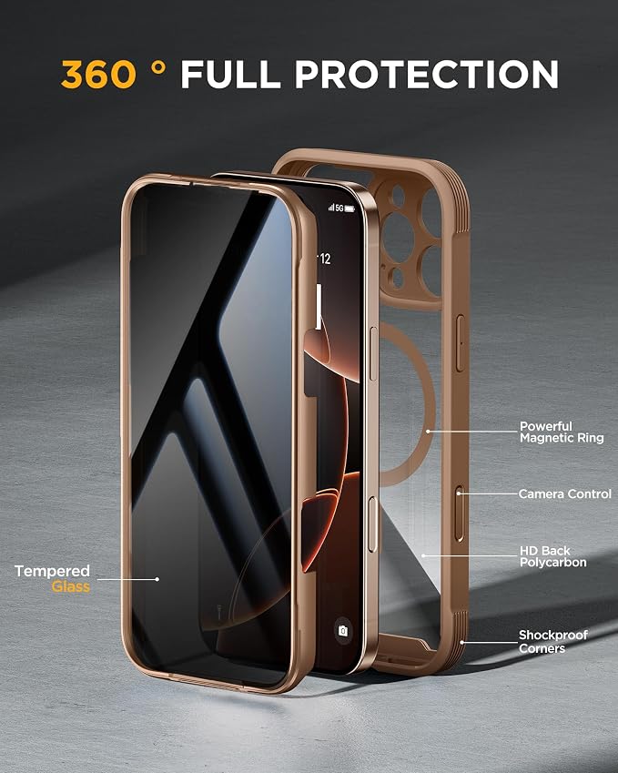 Miracase Magnetic for iPhone 16 Pro Max Case - Image 3