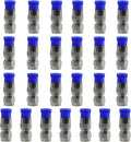25Pcs RG6 F Type Connector Coaxial Compression Fitting, Cable Modem, Aerial by Unknown