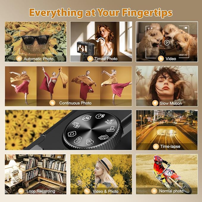 5K Digital Camera for Photography, 80MP Vlogging Camera for YouTube - Image 7