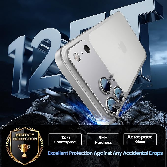 CACOE Camera Lens Protector for iPhone 17 Pro Max - Image 5