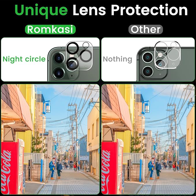 Romkasi 3 Pack Privacy Screen Protector - Image 6