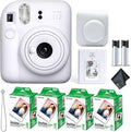 Fujifilm Instax Mini 12 Instant Camera Clay White Bundle by FUJIFILM