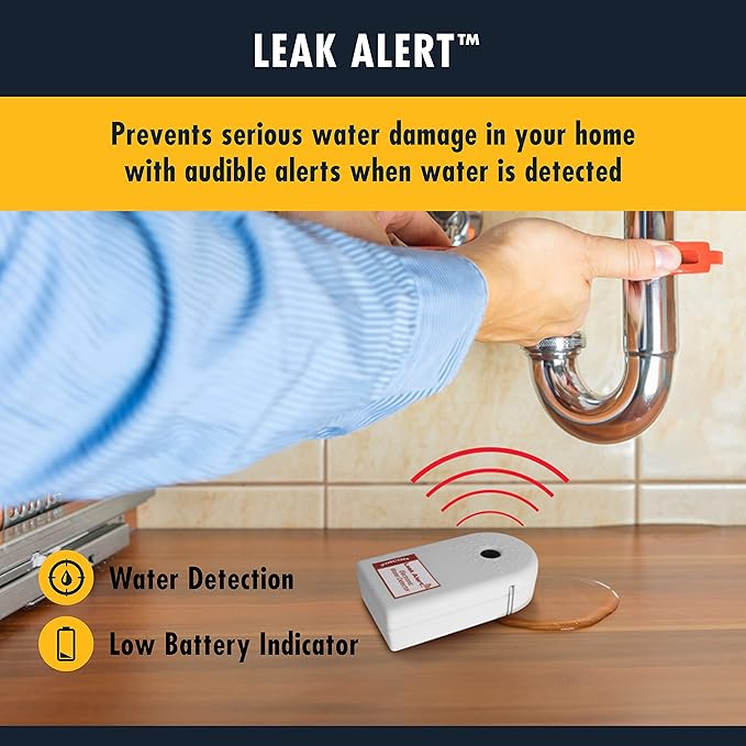 Zircon Leak Alert Electronic Water Leak Detector & Flood Sensor Alarm - Image 2
