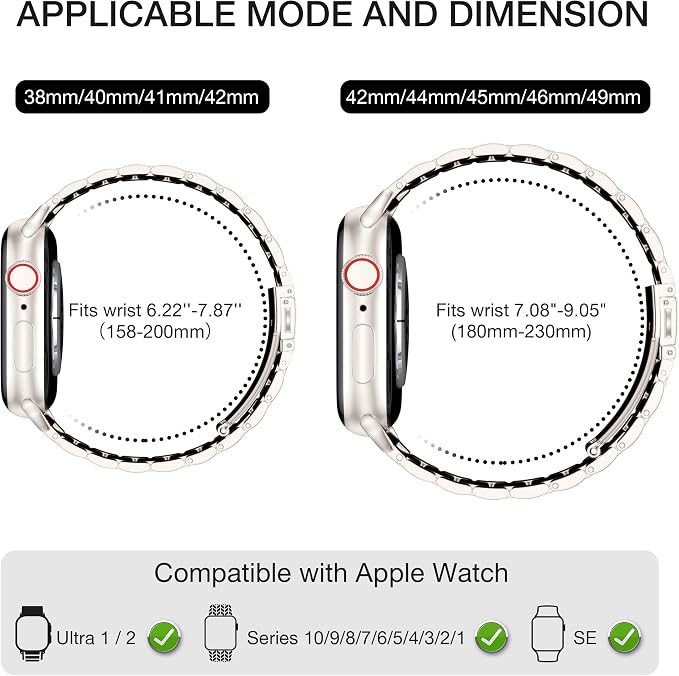 EPULY Compatible with Apple Watch Band 49mm 45mm 44mm 42mm 41mm 40mm 38mm - Image 5