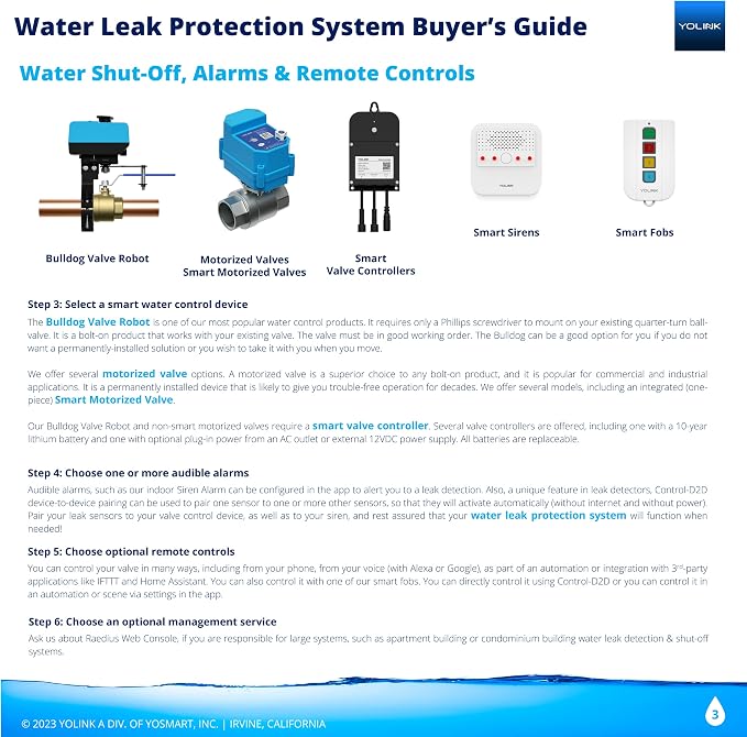 YoLink Water Leak Detector, 1/4 Mile World's Longest Range, Wireless Smart - Image 6