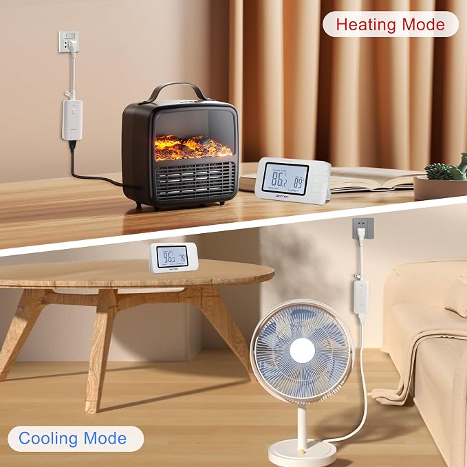 DIGITEN Wireless Thermostat Outlet Temperature Controlled Outlet - Image 6