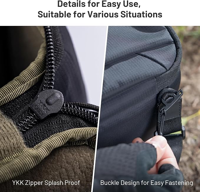 PGYTECH Medium Camera Insert Bag, Waterproof Lens Pouch - Image 5