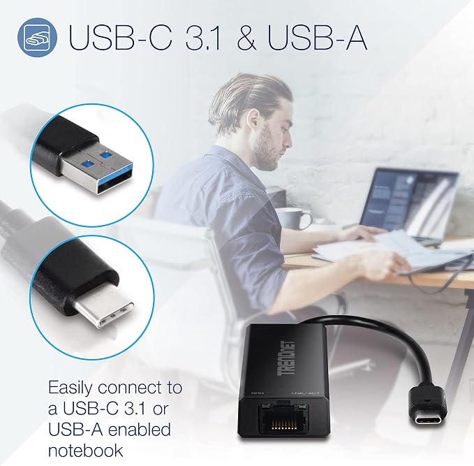 TRENDnet USB-C 3.1 to 2.5GBASE-T Ethernet Adapter, NDAA & TAA Compliant - Image 7