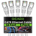 GEARit Cat 6 Ethernet Patch Cable 14 ft White Cat6 Patch Cables 14ft by GEARit