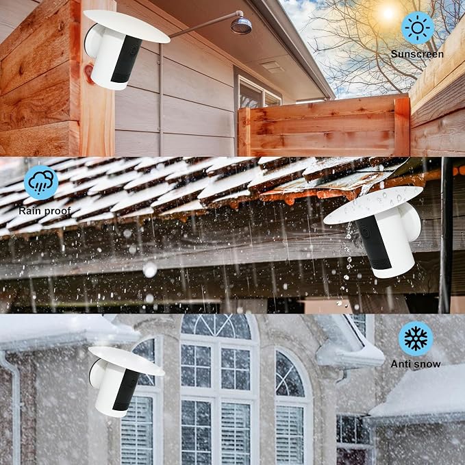 2Pack Sun Rain Shade Camera Cover Compatible - Image 3