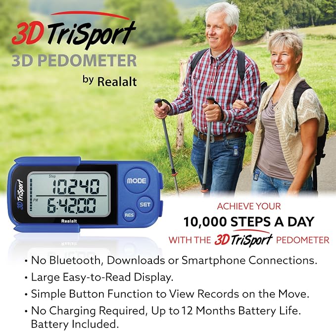 Realalt 3DTriSport 3D Walking Pedometer - Image 6