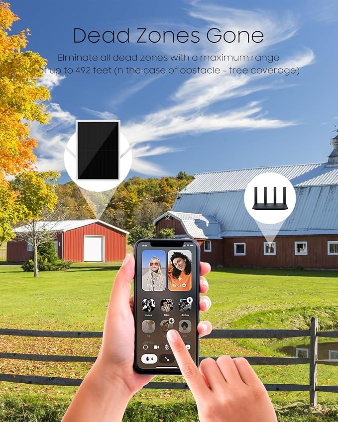 Solar WiFi Extender Outdoor-Solar Powered WiFi Extender Signal Booster - Image 5
