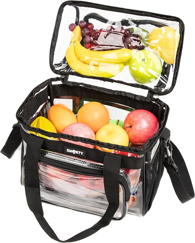 J.CARP Clear Bag Heavy Duty Backpack Durable Transparent See Through Bag - Image 4
