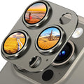 Uyiton Compatible with iPhone 15 Pro/iPhone 15 Pro Max Camera Lens Protector by Uyiton