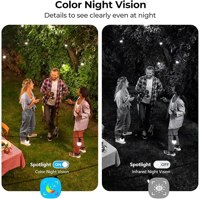 Security Cameras Wireless Outdoor 2K Solar Powered WiFi Cameras - Image 4