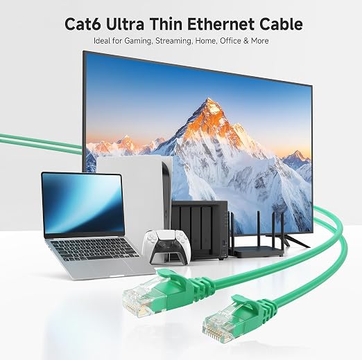 Cable Matters 10Gbps Snagless Cat 6 Ethernet Cable - 14ft - Image 2