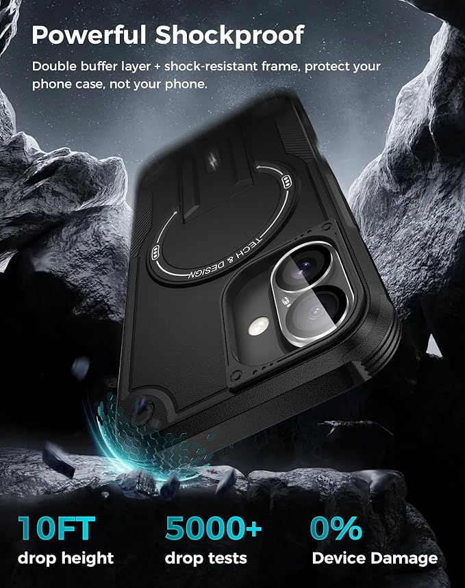 Goton for iPhone 17 Case with Privacy Tempered Glass Screen Protector & Camera - Image 4