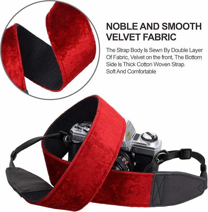 Padwa Lifestyle Velvet Camera Strap - Image 4