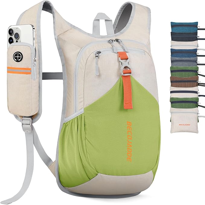 BECOJADDE 15L Small Hiking Backpack by BECOJADDE
