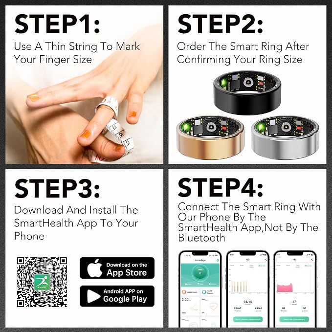Smart Health Ring Fitness Tracker - Image 8