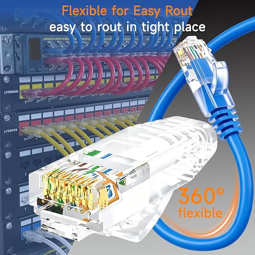 Cat6 Ethernet Patch Cable 7 ft, Cat6 - Image 3