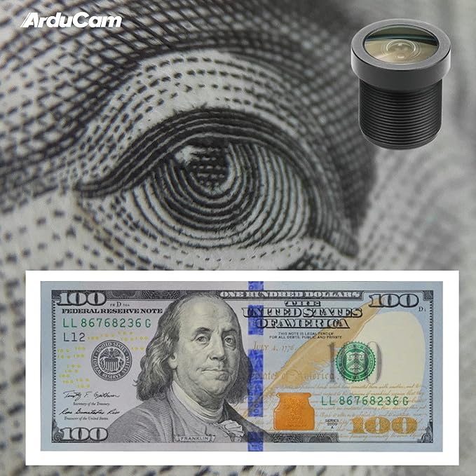 Arducam M12 Lens Set for USB Camera, Wide Angle, Fisheye Lens Kit - Image 5