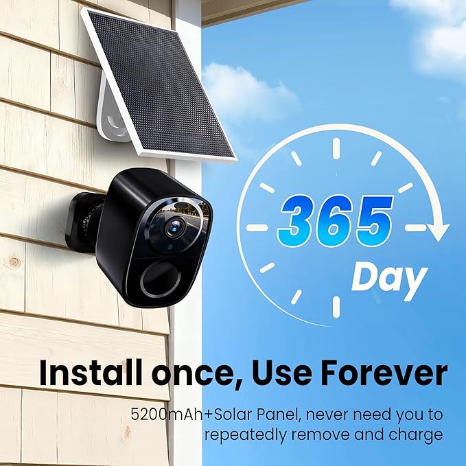 realhide 2026 Upgraded 2K Wireless Outdoor Security Cameras - Image 3
