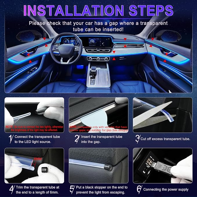 LivTee Smart LED Car Lights Interior - Image 5