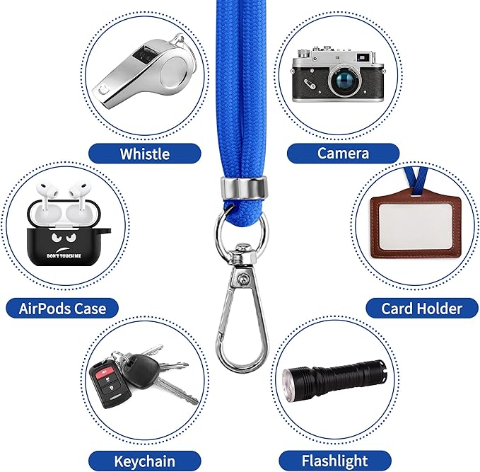 CACOE Phone Lanyard 2 Pcs-1 Pcs Adjustable Neck Strap, Universal Crossbody - Image 6