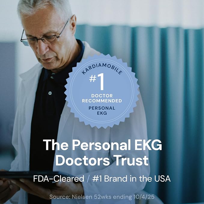 KardiaMobile 1-Lead EKG Monitor, Medical-Grade FDA-Cleared Personal Heart - Image 8