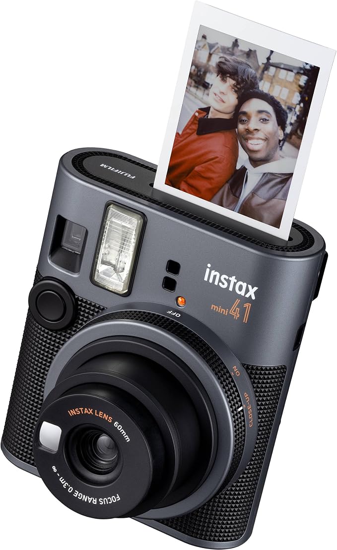 Fujifilm Instax Mini 41 Instant Film Camera Black + 20 Instax Instant Film - Image 2