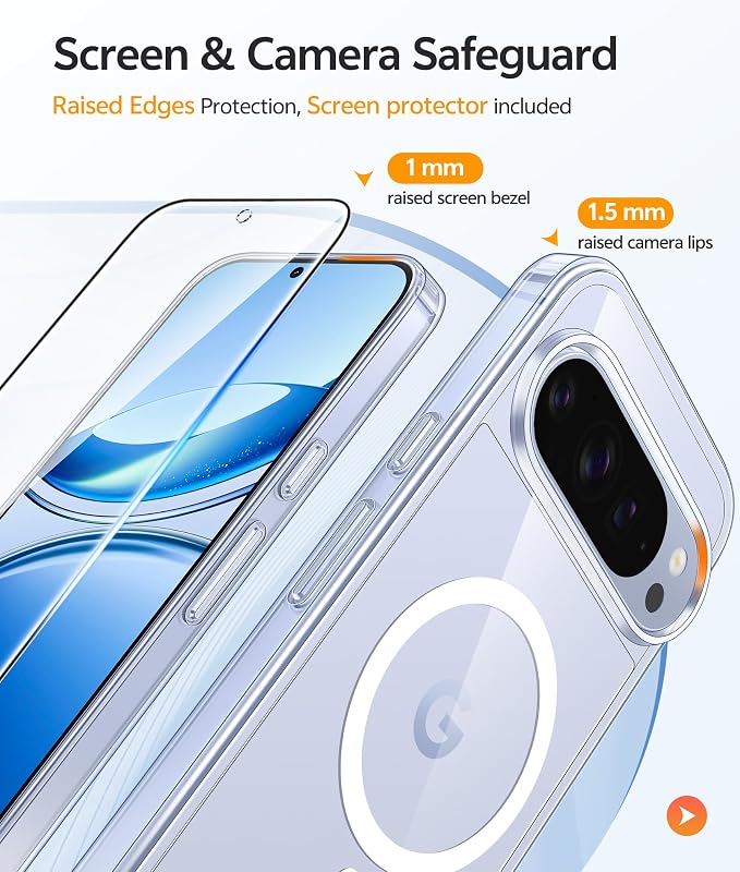 FNTCASE for Google Pixel 10 Pro Case: for Pixel 10 Case Anti Yellowing - Image 4