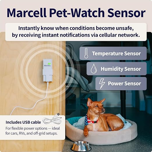 MarCELL RV Temperature Monitor for Pets Watch Bundle – Cellular Temperature - Image 3