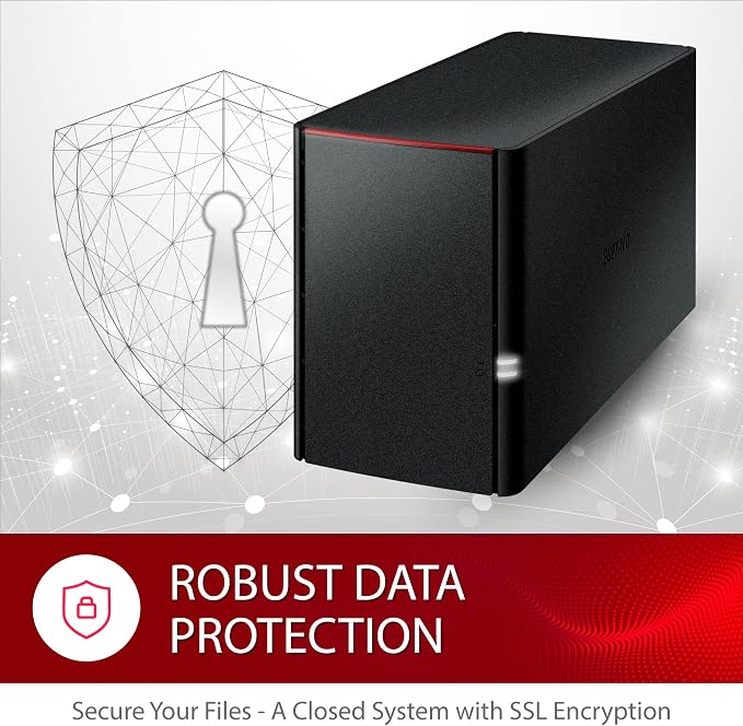 BUFFALO LinkStation SoHo 220 2-Bay Personal Cloud Office NAS 8TB - Image 6