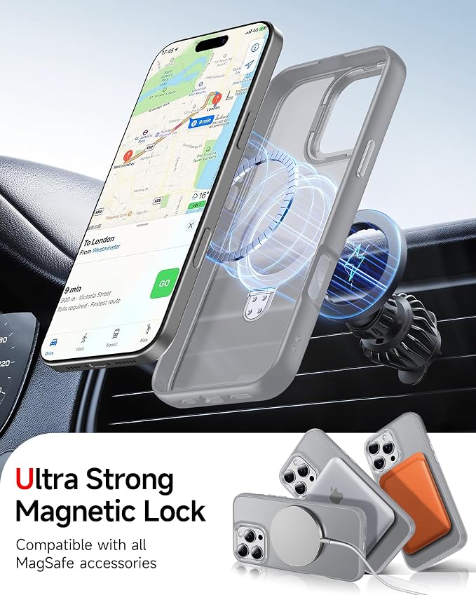 LeYi for 16-Pro Max Case: with Stand for MagSafe iPhone i Phone 16pro promax - Image 4
